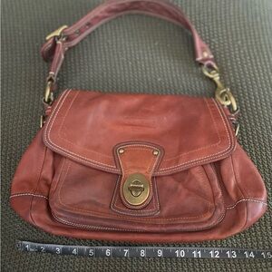Coach Whiskey Legacy Shoulder Bag